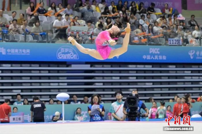 十五运会体操青年组决赛广东队再夺两枚金牌，