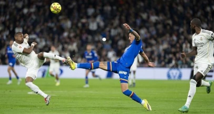 萨特里亚诺伯纳乌破门助赫塔费破皇马八连胜